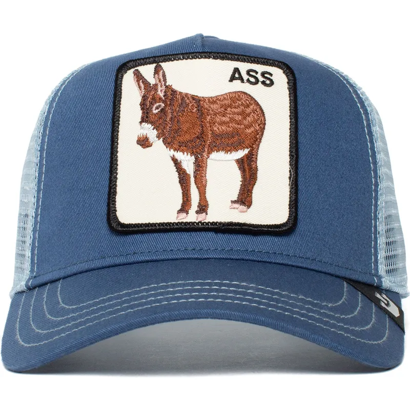 kepure-islenkta-melyna-snapback-the-ass-the-farm-goorin-bros