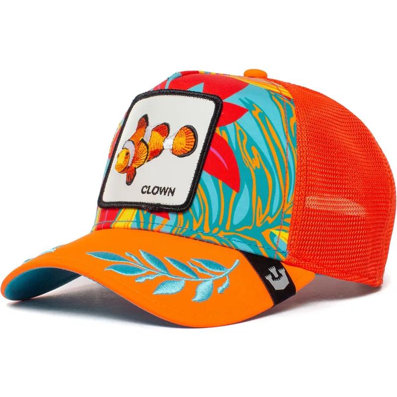 gorra-trucker-naranja-pez-dorado-clown-public-anemone-the-farm-de-goorin-bros