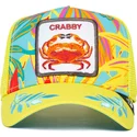kepure-islenkta-geltona-snapback-crabby-totally-clawsome-the-farm-goorin-bros