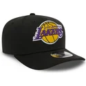 kepure-islenkta-juoda-snapback-9fifty-stretch-snap-los-angeles-lakers-nba-new-era