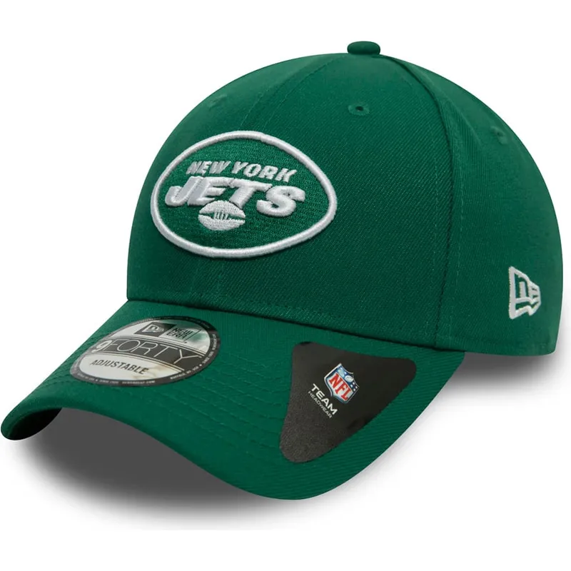 kepure-islenkta-zalia-reguliuojamas-9forty-the-league-new-york-jets-nfl-new-era
