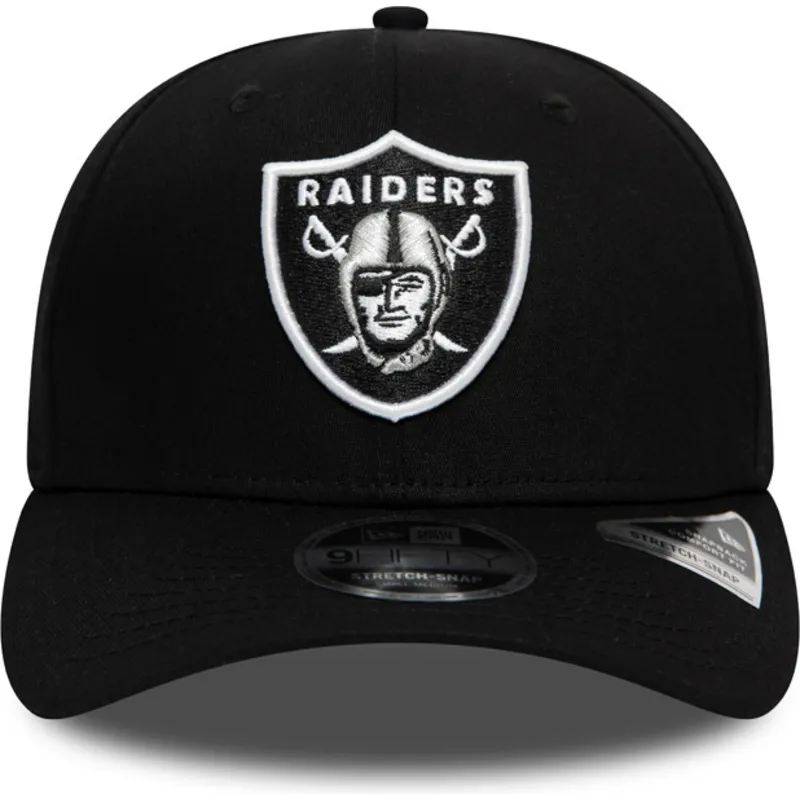 kepure-islenkta-juoda-snapback-9fifty-team-stretch-snap-las-vegas-raiders-nfl-new-era