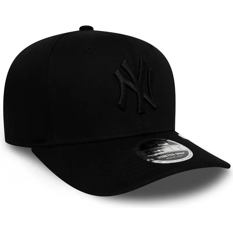 czarna-czapka-z-zakrzywionym-daszkiem-snapback-z-czarnym-logo-9fifty-tonal-stretch-snap-new-york-yankees-mlb-new-era