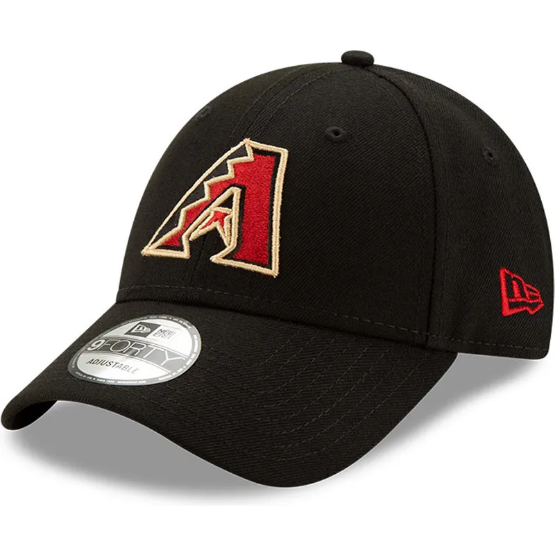 czarna-regulowana-czapka-z-zakrzywionym-daszkiem-9forty-the-league-arizona-diamondbacks-mlb-new-era