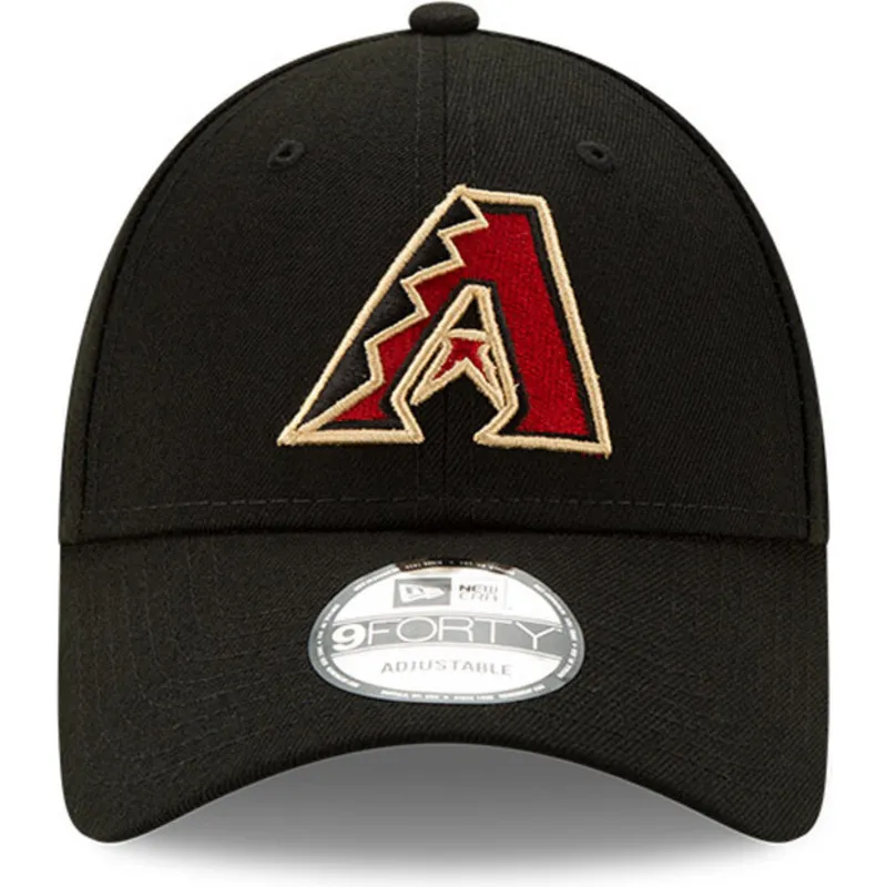 kepure-islenkta-juoda-reguliuojamas-9forty-the-league-arizona-diamondbacks-mlb-new-era
