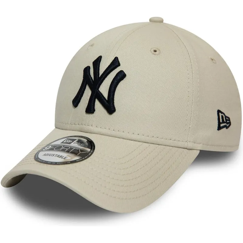 cap-islenkta-beige-adjustable-strap-negro-9forty-league-essential-new-york-yankees-mlb-new-era