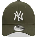 zielona-dopasowana-czapka-z-daszkiem-39thirty-league-essential-new-york-yankees-mlb-new-era
