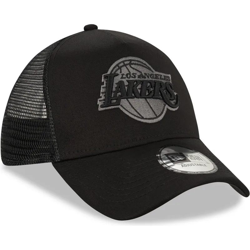 kepure-islenkta-juoda-snapback-9forty-a-frame-tonal-los-angeles-lakers-nba-new-era