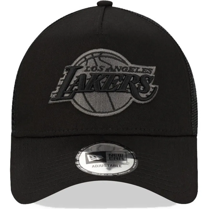 kepure-islenkta-vilkikas-juoda-snapback-9forty-a-frame-tonal-los-angeles-lakers-nba-new-era