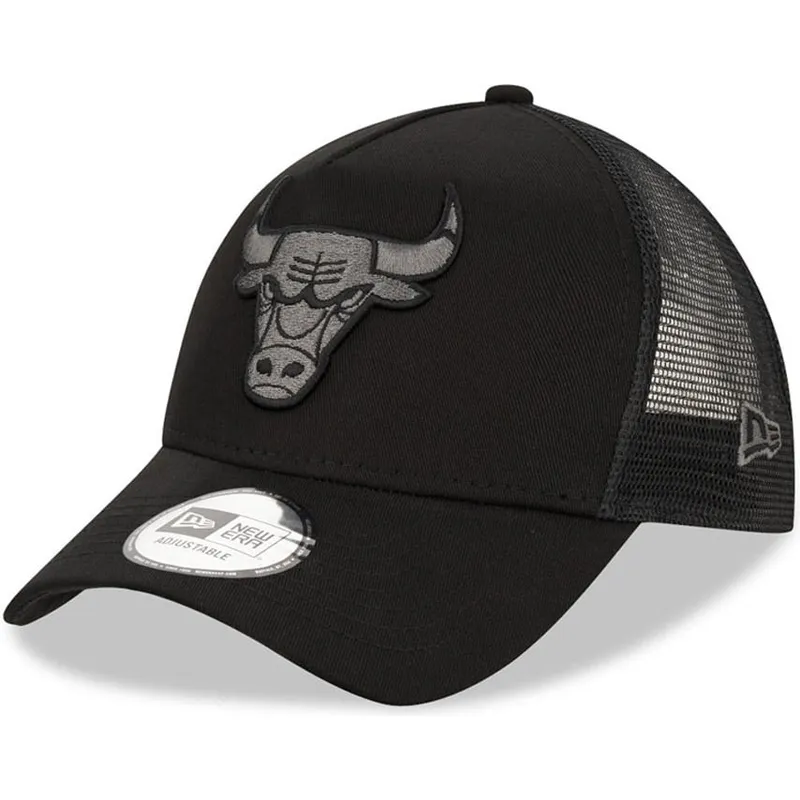 kepure-islenkta-juoda-snapback-9forty-a-frame-tonal-chicago-bulls-nba-new-era