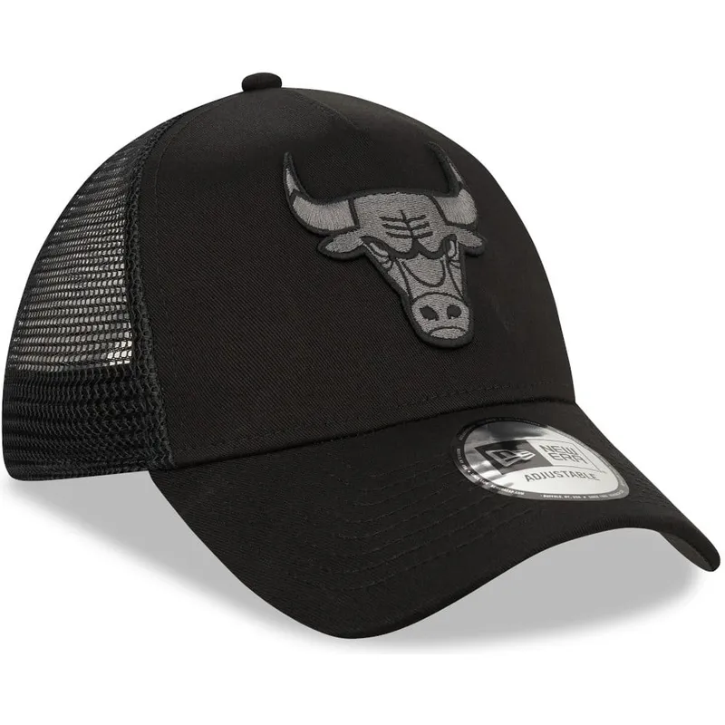 czapka-trucker-czarna-z-czarnym-logo-9forty-a-frame-tonal-chicago-bulls-nba-new-era