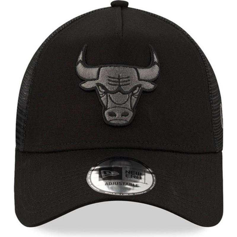 new-era-black-logo-9forty-a-frame-tonal-chicago-bulls-nba-black-trucker-hat