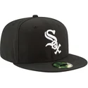 kepure-plokscia-juoda-priglundantis-59fifty-authentic-on-field-game-chicago-white-sox-mlb-new-era