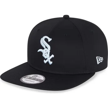 cap-plokscia-black-snapback-9fifty-essential-chicago-white-sox-mlb-new-era
