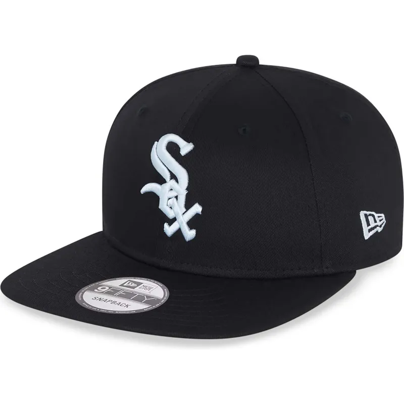cap-plokscia-black-snapback-9fifty-essential-chicago-white-sox-mlb-new-era