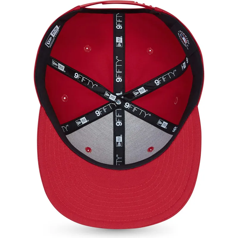 czerwona-plaska-czapka-snapback-9fifty-essential-new-york-yankees-mlb-new-era