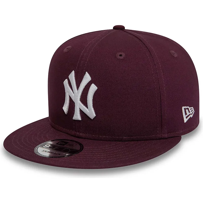 kepure-plokscia-raudona-snapback-9fifty-essential-new-york-yankees-mlb-new-era