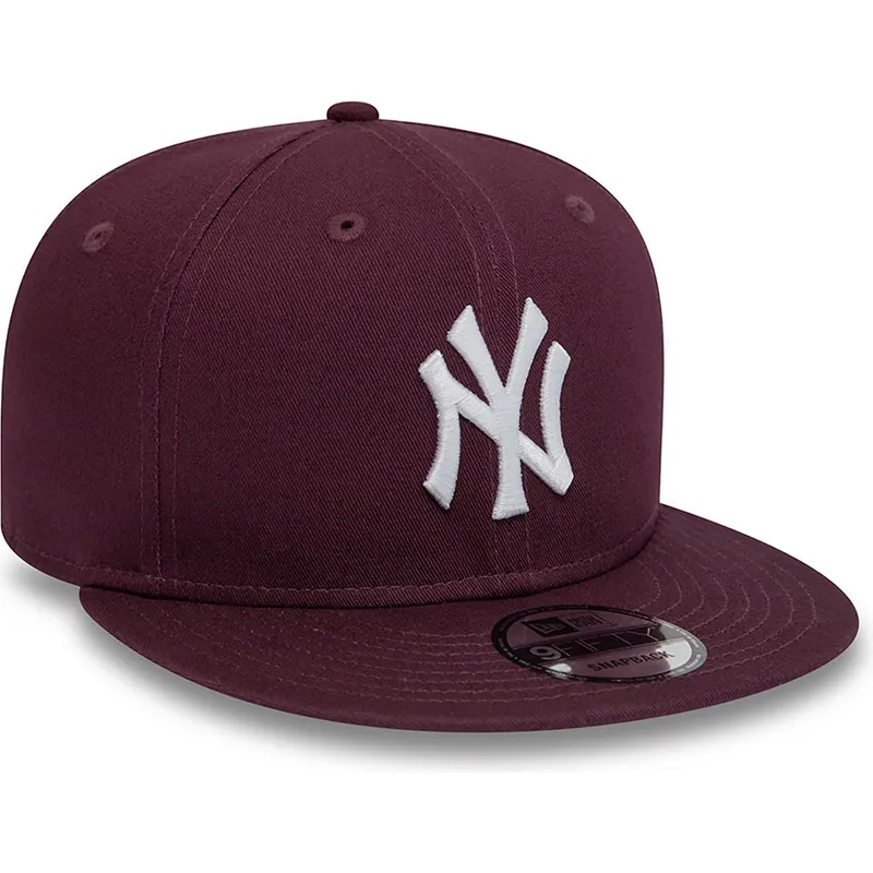 kepure-plokscia-raudona-snapback-9fifty-essential-new-york-yankees-mlb-new-era