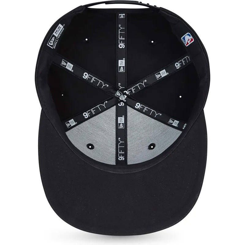 czarna-plaska-czapka-snapback-9fifty-essential-los-angeles-dodgers-mlb-new-era