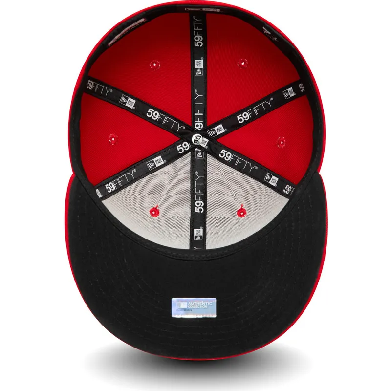 czerwona-dopasowana-czapka-z-plaskim-daszkiem-59fifty-authentic-on-field-los-angeles-angels-mlb-new-era