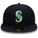 cap-plokscia-navy-blue-ajustada-59fifty-authentic-on-field-seattle-mariners-mlb-new-era