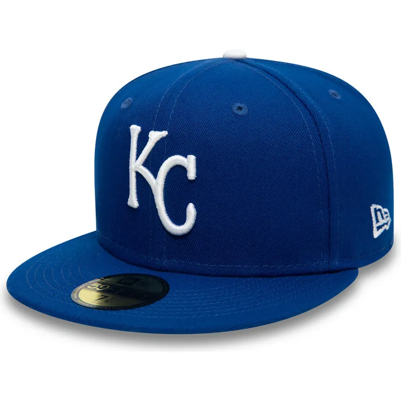 kepure-plokscia-melyna-priglundanti-59fifty-authentic-on-field-kansas-city-royals-mlb-new-era