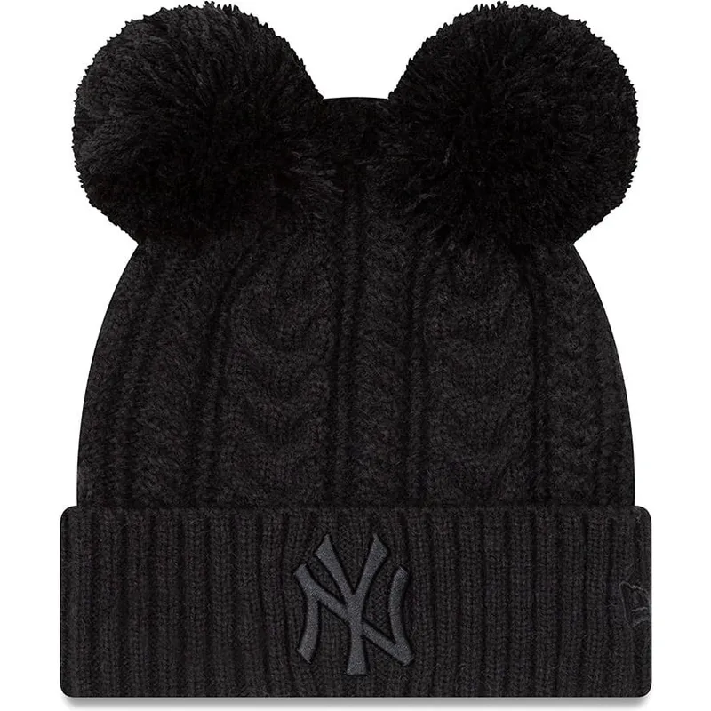 kepure-su-bumbulu-juoda-cuff-double-new-york-yankees-mlb-new-era kepure-su-bumbulu-juoda-cuff-double-new-york-yankees-mlb-new-era