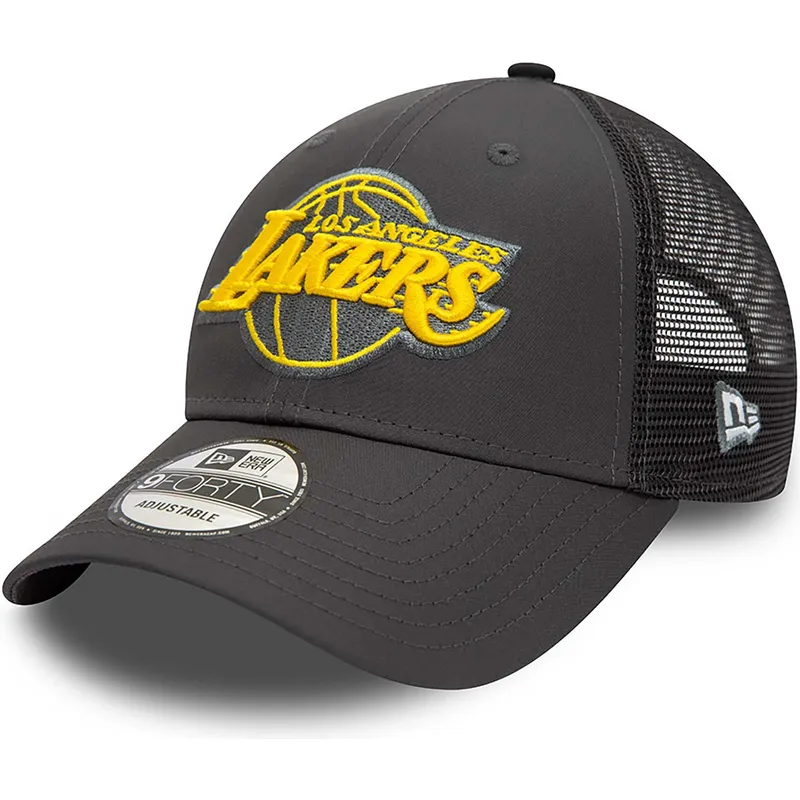 kepure-islenkta-pilka-reguliuojamas-9forty-home-field-los-angeles-lakers-nba-new-era