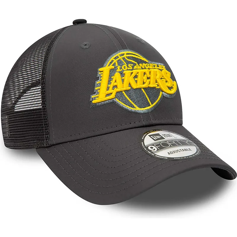 kepure-islenkta-pilka-reguliuojamas-9forty-home-field-los-angeles-lakers-nba-new-era