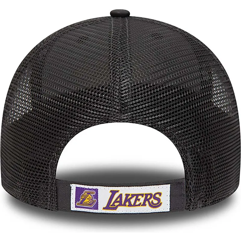 kepure-islenkta-pilka-reguliuojamas-9forty-home-field-los-angeles-lakers-nba-new-era