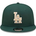 new-era-flat-brim-9fifty-repreve-los-angeles-dodgers-mlb-green-snapback-cap