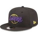 new-era-flat-brim-9fifty-neon-pack-los-angeles-lakers-nba-black-snapback-cap