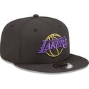 new-era-flat-brim-9fifty-neon-pack-los-angeles-lakers-nba-black-snapback-cap