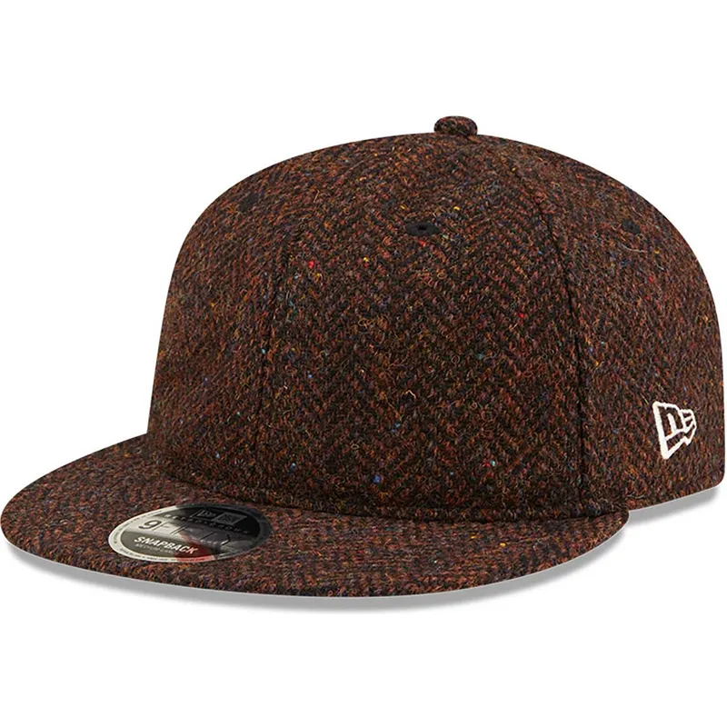 kepure-plokscia-ruda-reguliuojamas-9fifty-tweed-new-era