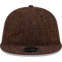 kepure-plokscia-ruda-reguliuojamas-9fifty-tweed-new-era