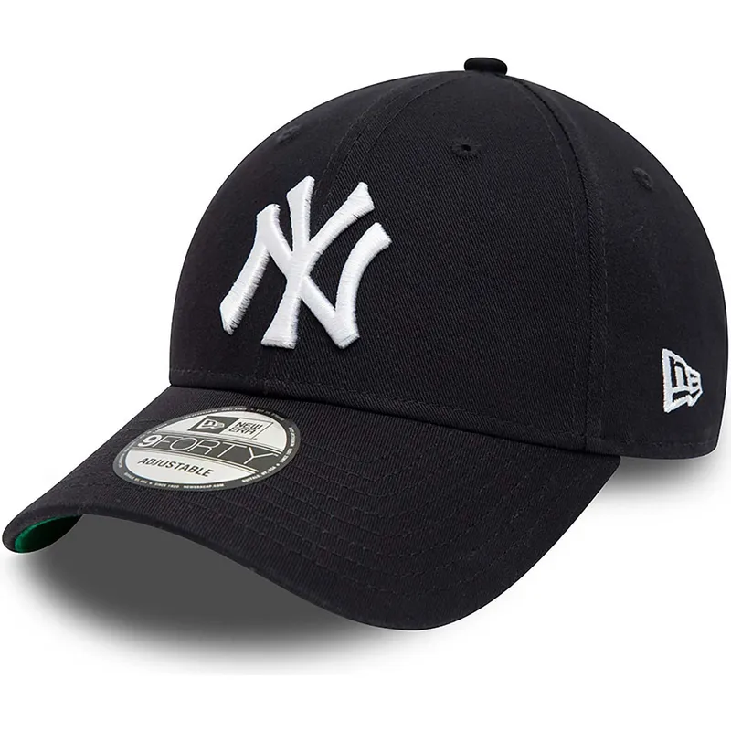 kepure-islenkta-tamsiai-melyna-reguliuojamas-9forty-team-side-patch-new-york-yankees-mlb-new-era