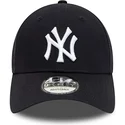 kepure-islenkta-tamsiai-melyna-reguliuojamas-9forty-team-side-patch-new-york-yankees-mlb-new-era