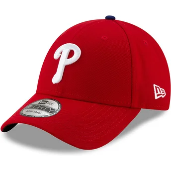 Cap išlenkta red adjustable strap 9FORTY League Philadelphia Phillies MLB New Era