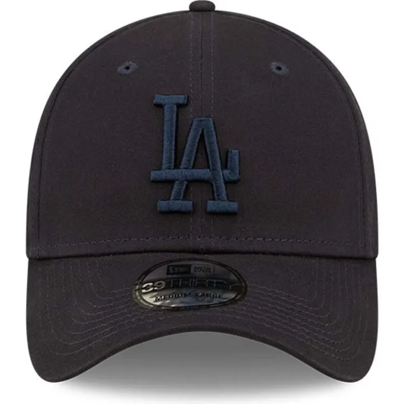 granatowa-dopasowana-czapka-z-zakrzywionym-daszkiem-z-granatowym-logo-39thirty-league-essential-los-angeles-dodgers-mlb-od-new-e