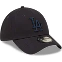 granatowa-dopasowana-czapka-z-zakrzywionym-daszkiem-z-granatowym-logo-39thirty-league-essential-los-angeles-dodgers-mlb-od-new-e