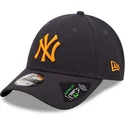 kepure-islenkta-tamsiai-melyna-reguliuojamas-9forty-repreve-new-york-yankees-mlb-new-era