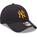 kepure-islenkta-tamsiai-melyna-reguliuojamas-9forty-repreve-new-york-yankees-mlb-new-era