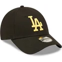 kepure-islenkta-juoda-reguliuojamas-vaikams-dorado-9forty-league-essential-los-angeles-dodgers-mlb-new-era
