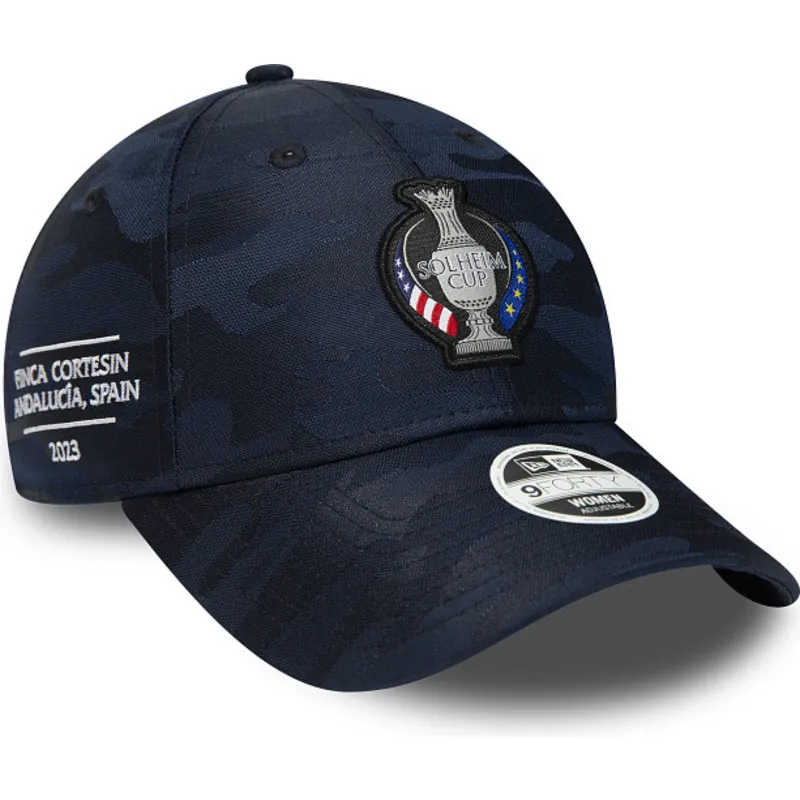 kepure-islenkta-tamsiai-melyna-reguliuojamas-9forty-tonal-finca-cortesin-2023-solheim-cup-new-era