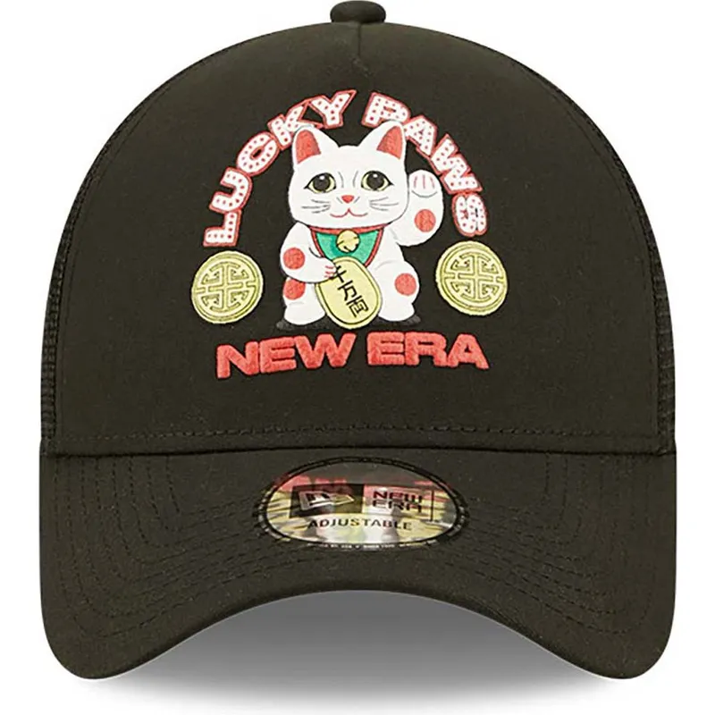 kepure-islenkta-juoda-snapback-a-frame-repreve-lucky-paws-new-era