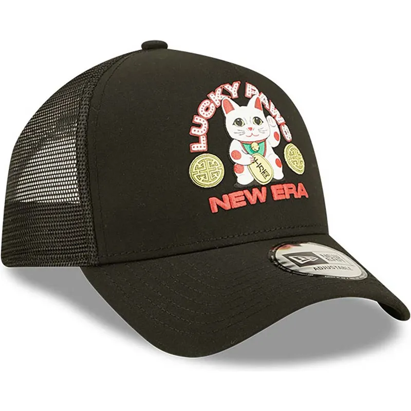 kepure-islenkta-juoda-snapback-a-frame-repreve-lucky-paws-new-era