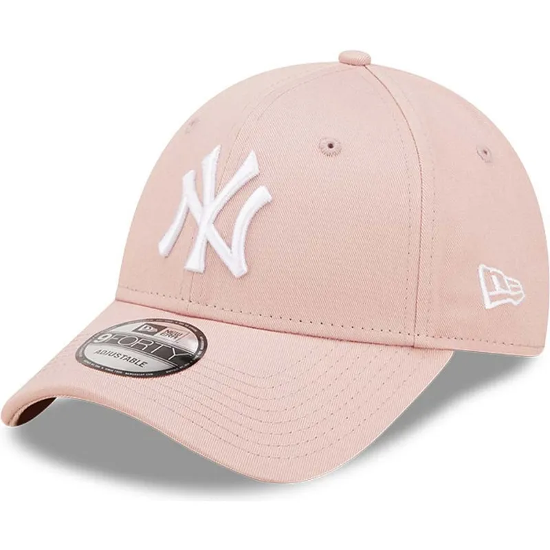 kepure-islenkta-rozine-reguliuojamas-9forty-league-essential-new-york-yankees-mlb-new-era