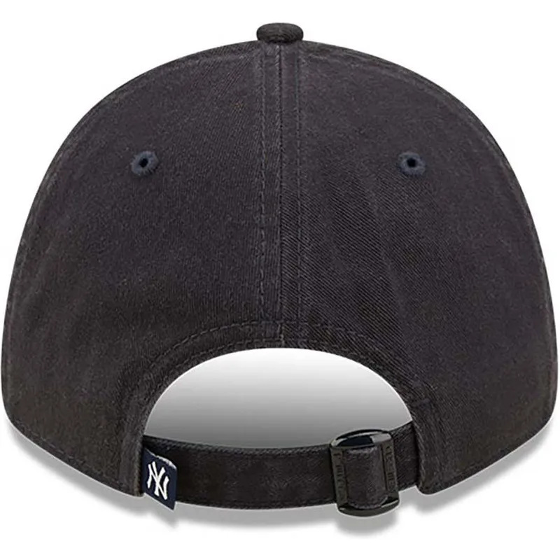kepure-islenkta-tamsiai-melyna-reguliuojamas-9forty-flower-new-york-yankees-mlb-new-era