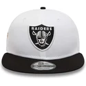 kepure-plokscia-balta-snapback-9fifty-crown-patches-super-bowl-xv-las-vegas-raiders-nfl-new-era