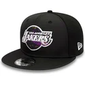 czarna-plaska-czapka-snapback-9fifty-print-infill-los-angeles-lakers-nba-od-new-era